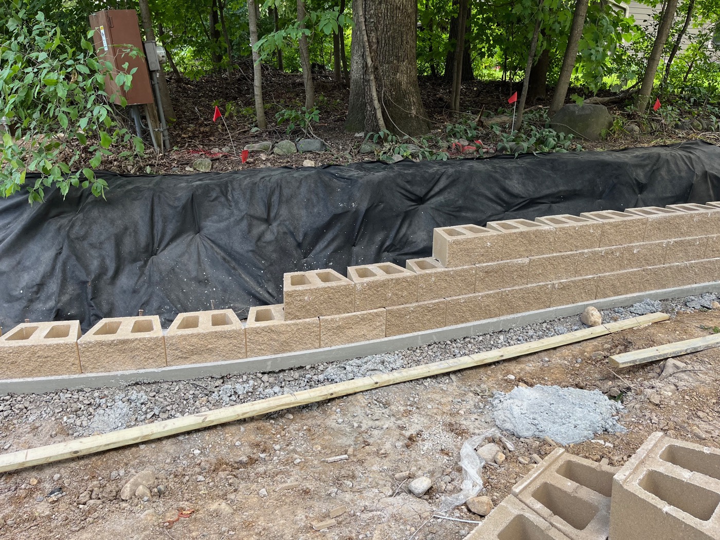 Hardscape paver project by Mozdzen Landscaping, WI