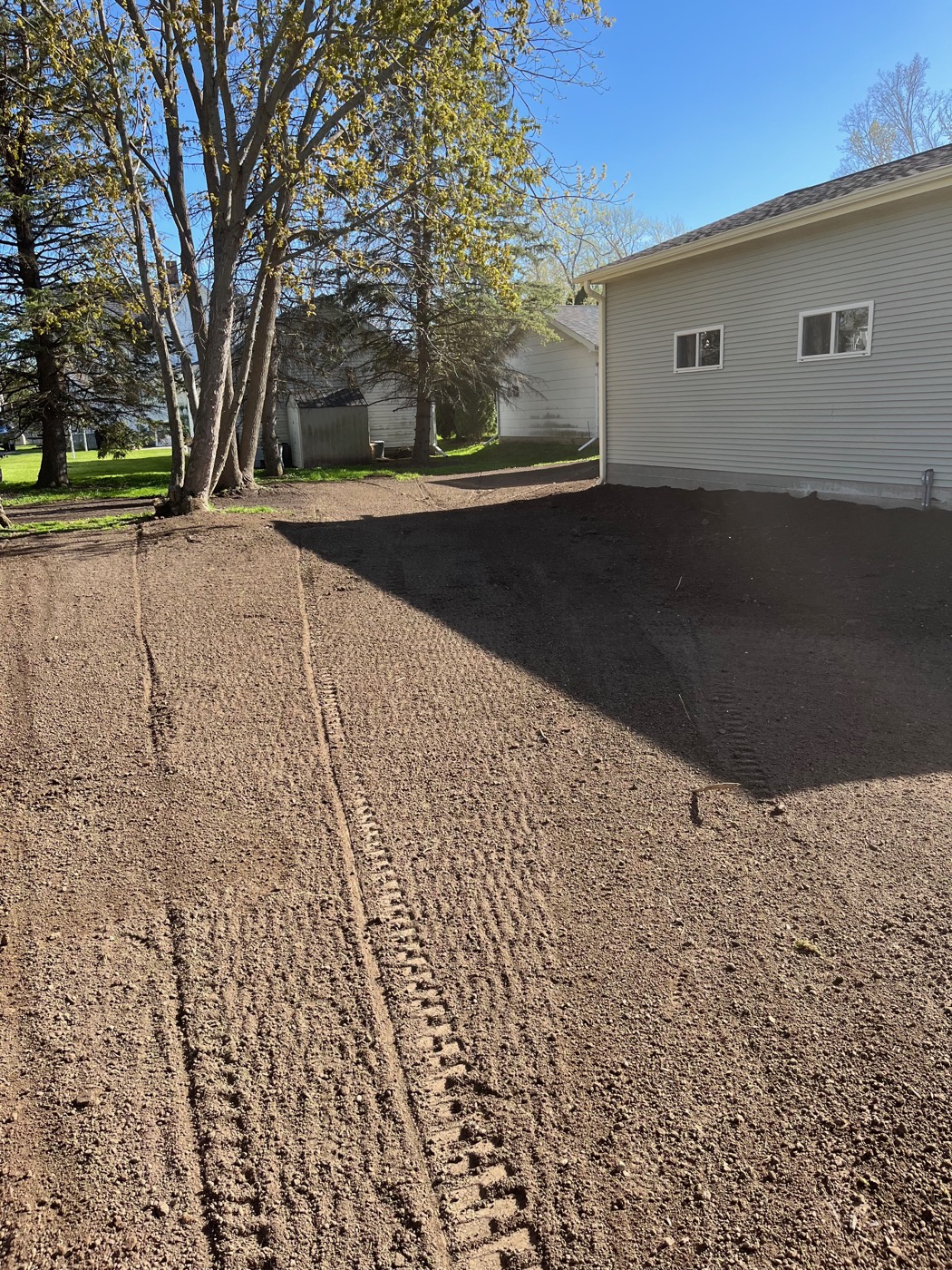 Site grading project in Washington County, WI