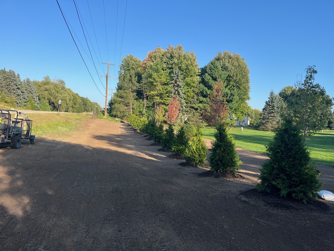 Site grading project in Washington County, WI