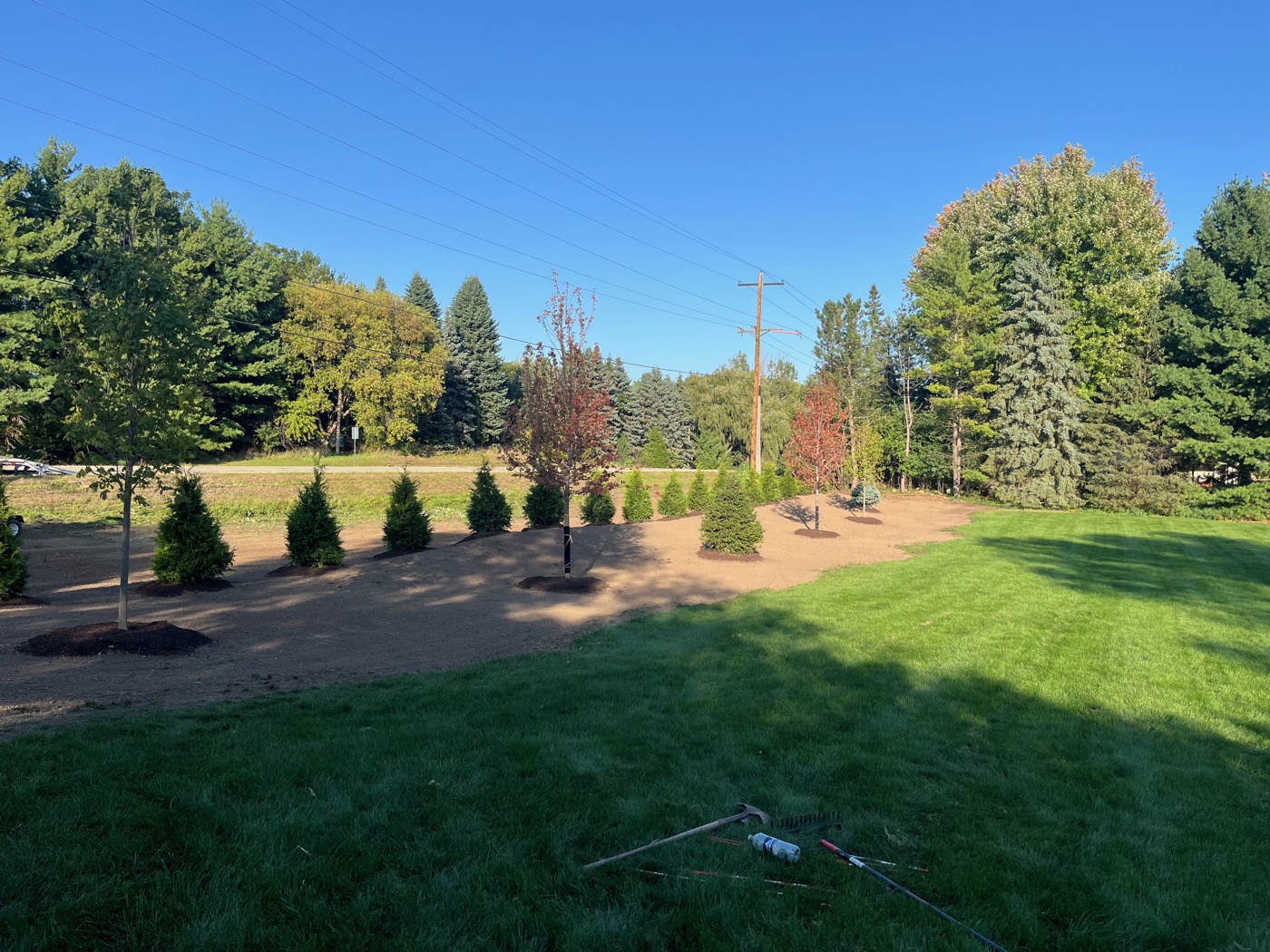 Site grading project in Washington County, WI