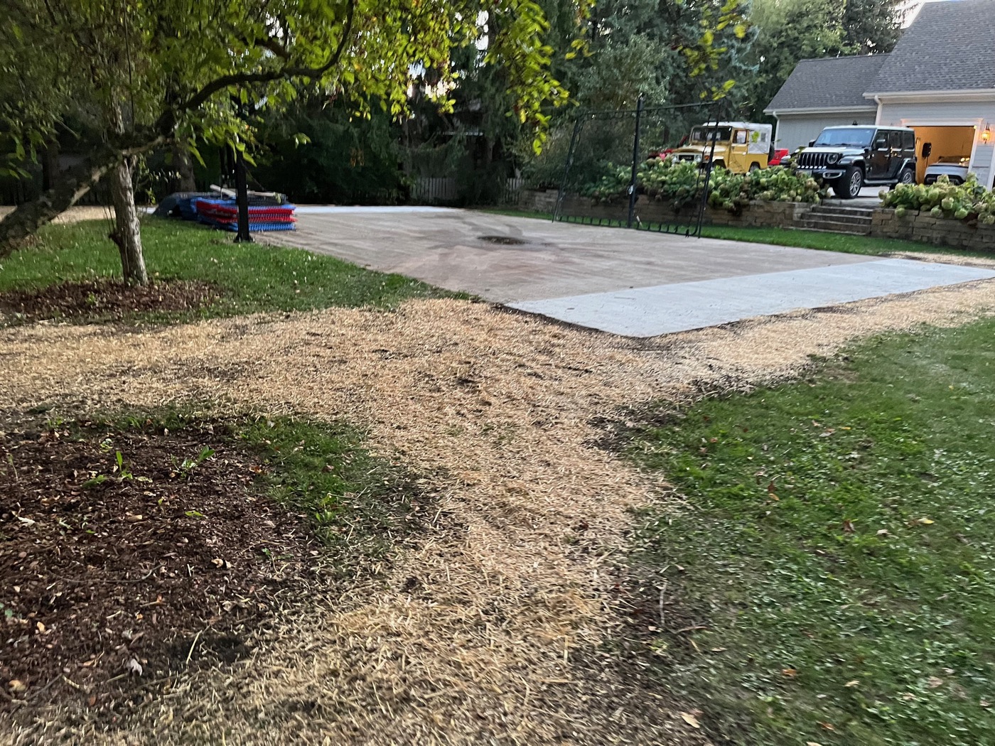 Concrete patio installation by Mozdzen Landscaping, WI