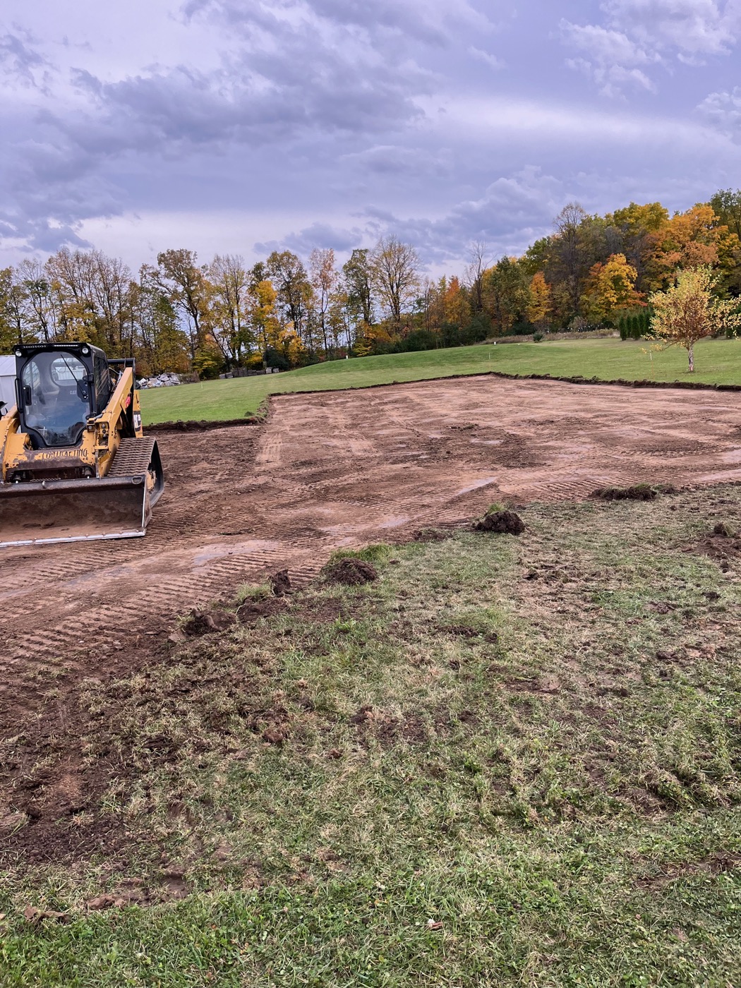 Skid steer grading and site work in Wisconsin
